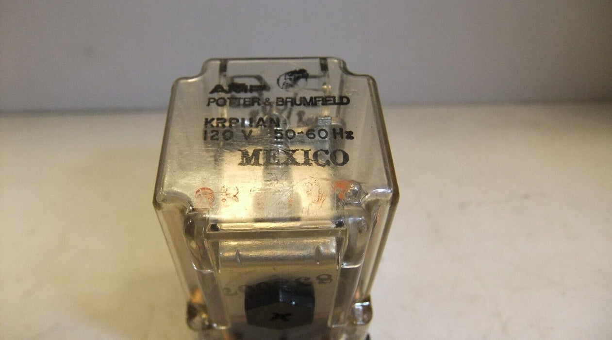 Potter & Brumfield Relay and Base KRP-11AN-120