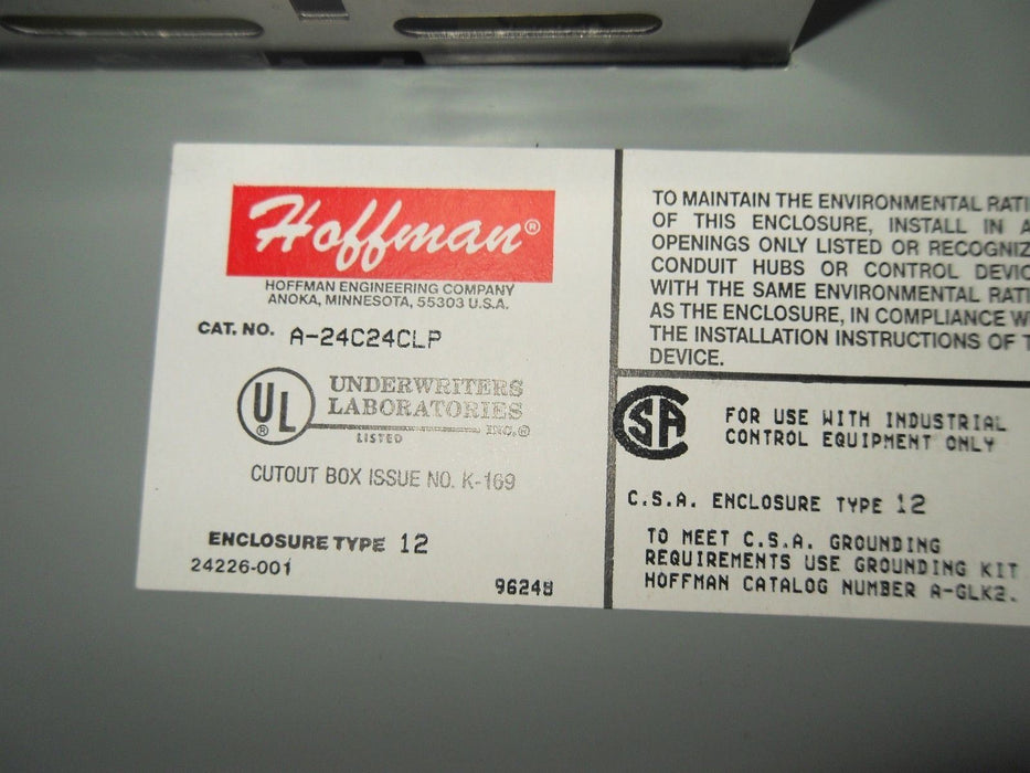 Chromalox 4632-40430 Temperature Control Panel