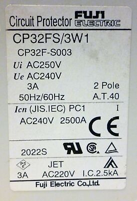 Fuji CP32FS/3W Circuit Breaker CP32FS/3W1
