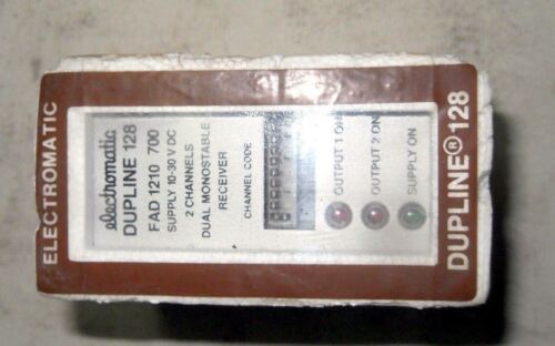 1 ELECTROMATIC DUPLINE 128 FAD 1210 700 DUAL MONOSTABLE RECEIVER
