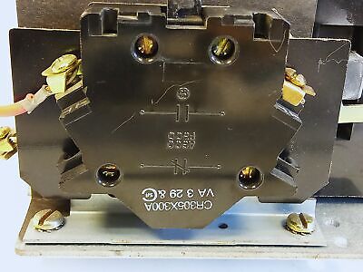 GE CR308E2041EAATJA 600 V AC 90 A 50 HP NEMA Size 3 Starter with Aux. Contact