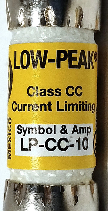 Bussmann LP-CC-10 600 V AC/300 V DC 10 A Current-Limiting Time-Delay Fuse