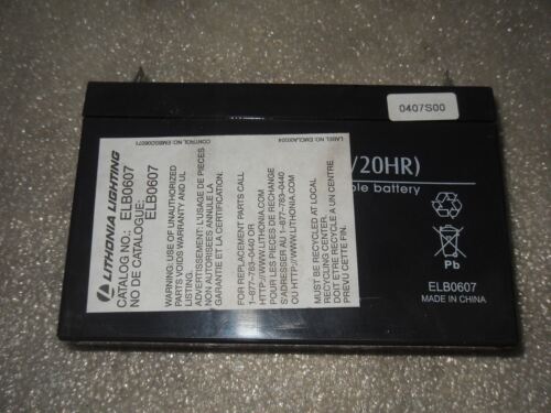 Lithonia Lighting ELB0607 Rechargeable Battery