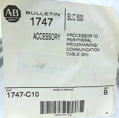Allen-Bradley 1747-C10 SLC 500 Processor to Peripheral PLC Cable
