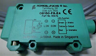 Pepperl OB150-F6-E4 Fiber Optic Photoelectric Sensor