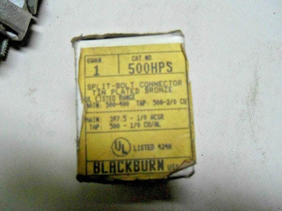 1 THOMAS & BETTS 500HPS SPLIT CONNECTOR W/ SPACER