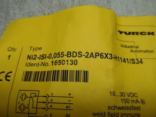 Turck NI2-ISI-0,055-BDS-2AP6X3-H114/S34 10-30 V DC Inductive Proximity Switch