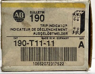 Allen-Bradley 190-T11-11 Contact Block with Trip Indicator
