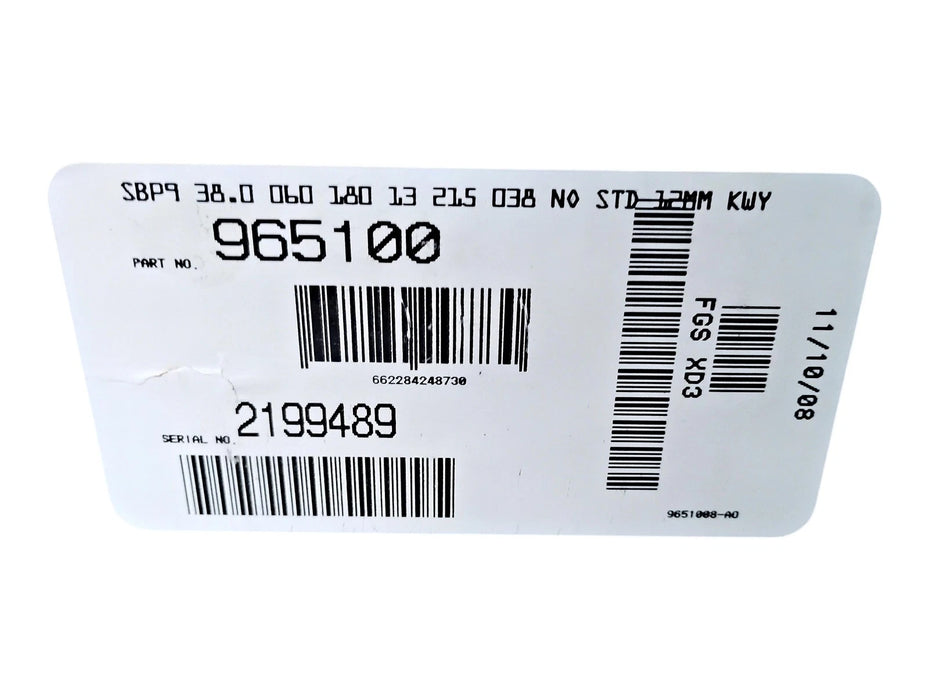 Nexen 965100 SBP 09 Size 7 / 9 / 11 Eclipse Spring Engaged Servomotor Brake