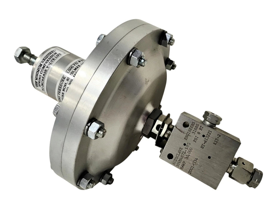 Parker Autoclave 30VM4872-OM-SRS 30,000 PSI 1/4-in High Pressure Needle Valve