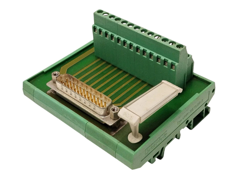 Phoenix Contact FLKM-D25 SUB/S 228114 Interface Module w/ 25-Pin D-Sub Connector