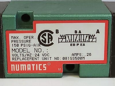 Numatics 081SS500M Solenoid Valve