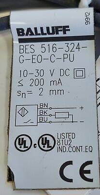 Balluff BES 516-324-G-EO-C-PU Inductive Proximity Sensor