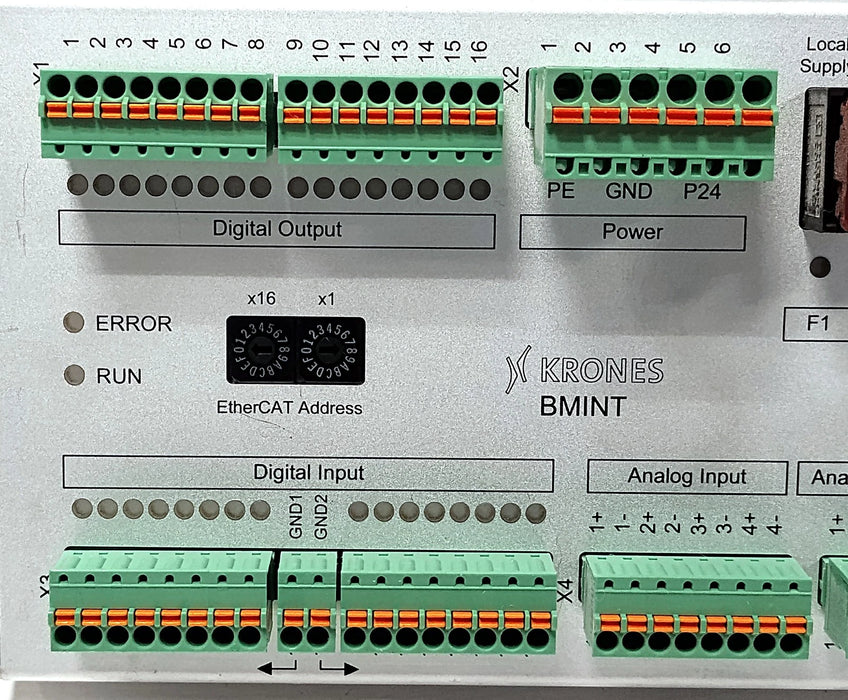 KRONES 0-903-95-169-8 EtherCAT BMINT V1 REV3 RS232 PLC Ethernet Module