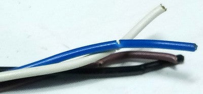 Allen-Bradley 889D-R4AC-5 PLC Cable w/ One 4 Pin DC Micro M12 Angled Connector