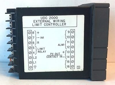 Honeywell DC200H-2-000-1F0000-0 120 V AC UDC2000 Mini-Pro Temperature Controller