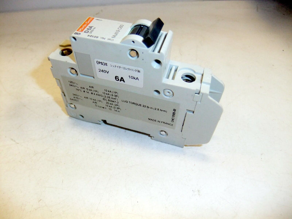 Square D Circuit Breaker 1P 6A C60N