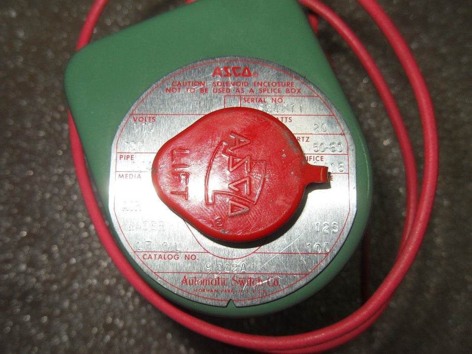 ASCO 8342A1 110/120V Solenoid Valve