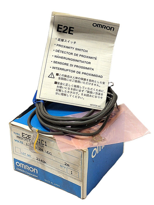 Omron E2E-X1C1 12-24 V DC Shielded Inductive Proximity Switch