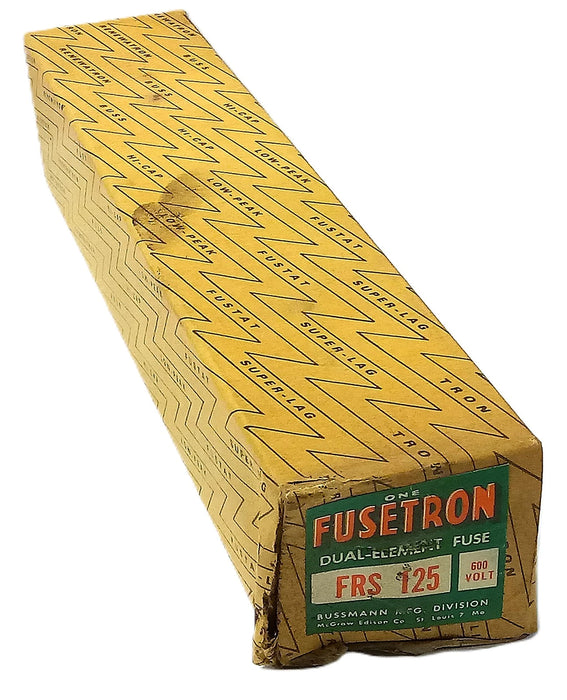Bussmann FRS-125 FUSETRON 600 V 125 A Class K5 Current-Limiting Time-Delay Fuse