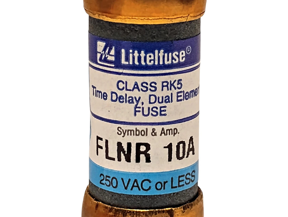 Littelfuse FLNR-10 250 V AC 10 A Class RK5 Current-Limiting Time-Delay Fuses