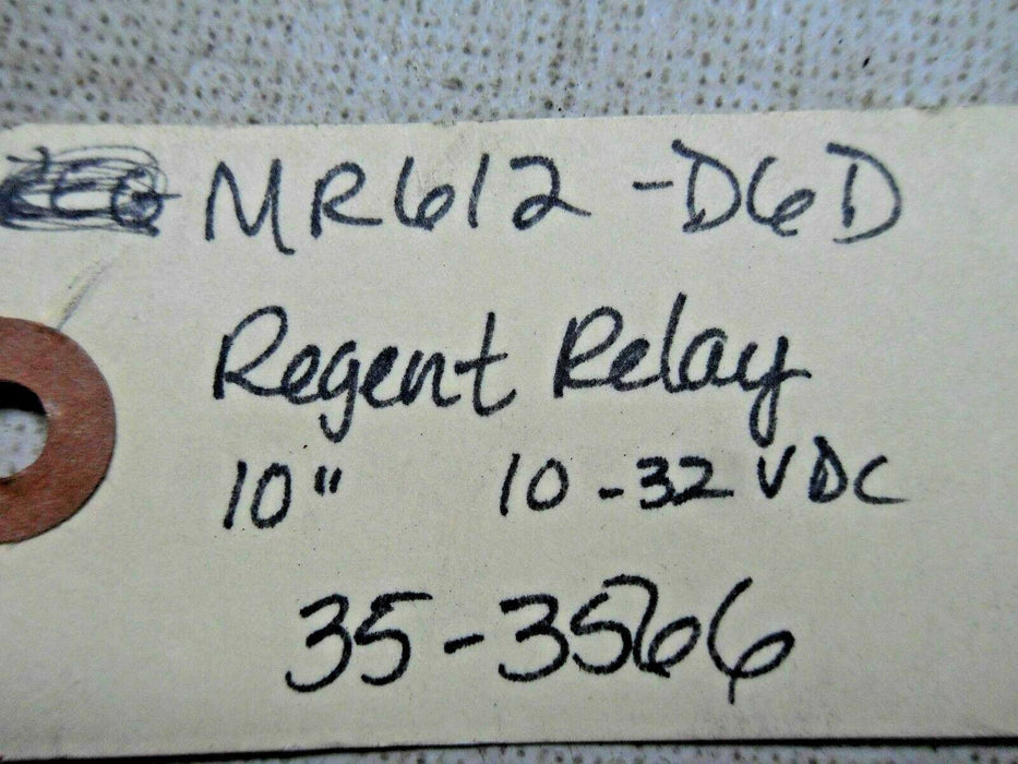 Regent Relay MR612-D6D Multifacer10 Relay