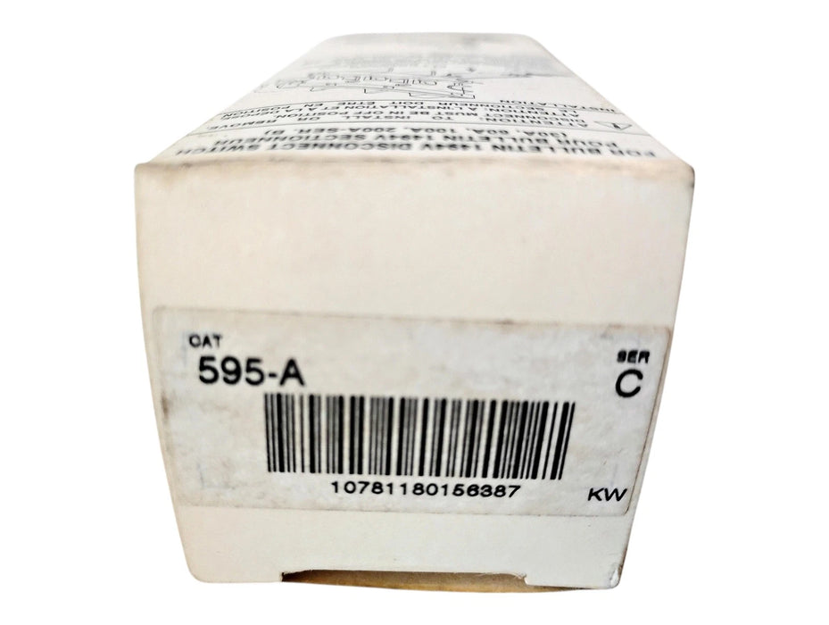 Allen-Bradley 595-A Ser C 600 V AC 1 NO Size 0-5 Auxiliary Contact