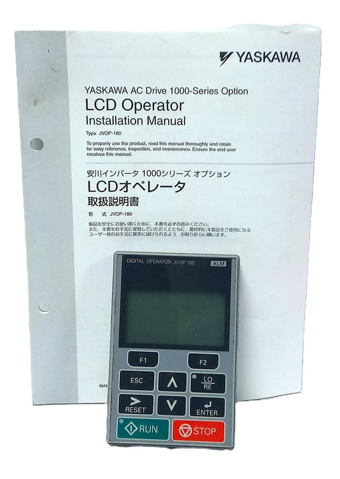 YASKAWA JVOP-180 Rev F Digital Operator Panel for 1000 Series AC Drives
