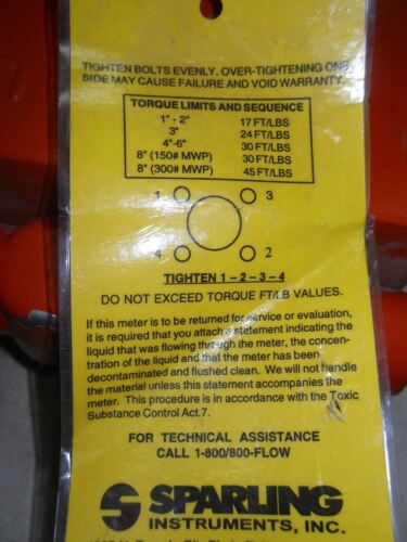 Sparling FM621-0F1-000-0 Waterhawk Flow Meter