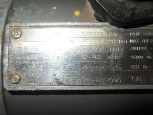 Bailey PTSDDB1222B21A0 Pressure Transducer