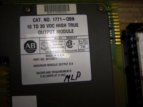 Allen-Bradley 1771-OBN /B Output PLC-5 Programmable Controllers