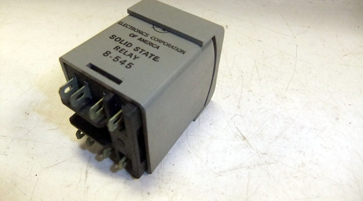 Electronics Corporation of America 8-545 Solid State Plug-in Relay