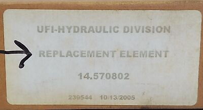 UFI 14.570802 239544 Hydraulic Filter Element