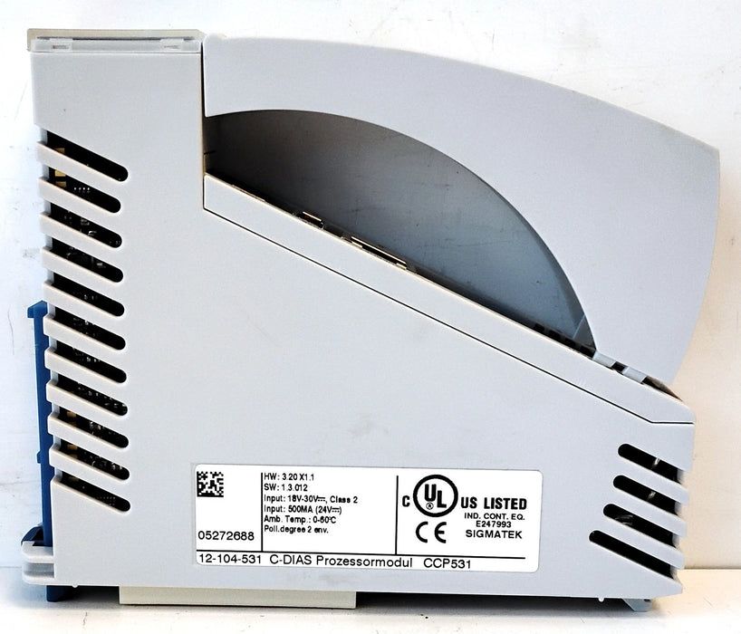 Sigmatek CCP-531 12-104-531 18-30 V DC CPU Module