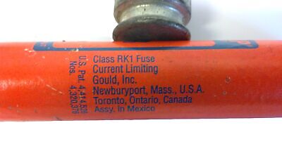 Ferraz Shawmut Amp-Trap A6D60R 60A 600V AC Class RK1 Time Delay Fuse - Lot of 3