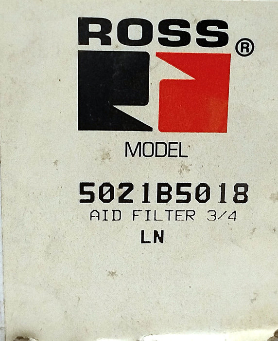 Ross 5021B5018 3/4" NPT 150 PSIG 5 Micron Compressed Air Filter