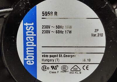 ebm-papst 5958 R 230 VAC Electronic Component Fan