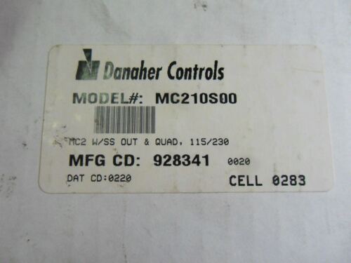 Danaher Mc210S00 Display