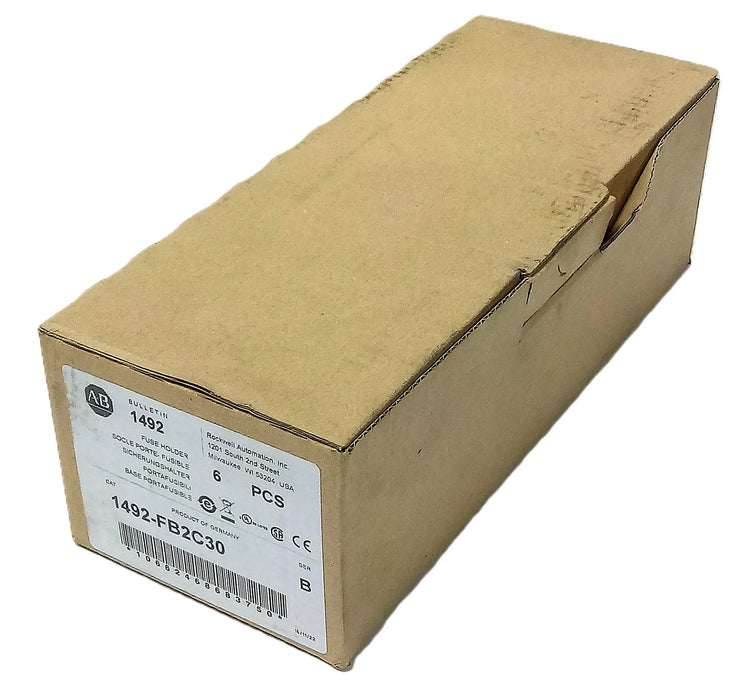 Allen-Bradley 1492-FB2C30 600 V AC 30 A 2 Pole Fuse Holder for Class CC Fuses