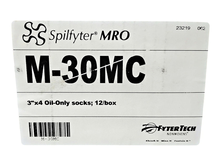 FyterTech M-30MC 3" x 4' Oil-Only Spilfyter Absorbet Spill Socks - Lot of 11