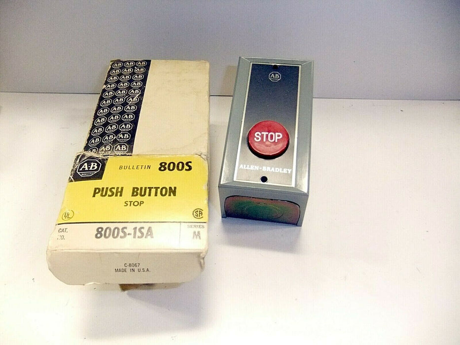 Allen-Bradley Push Button Station STOP 800S-1SA
