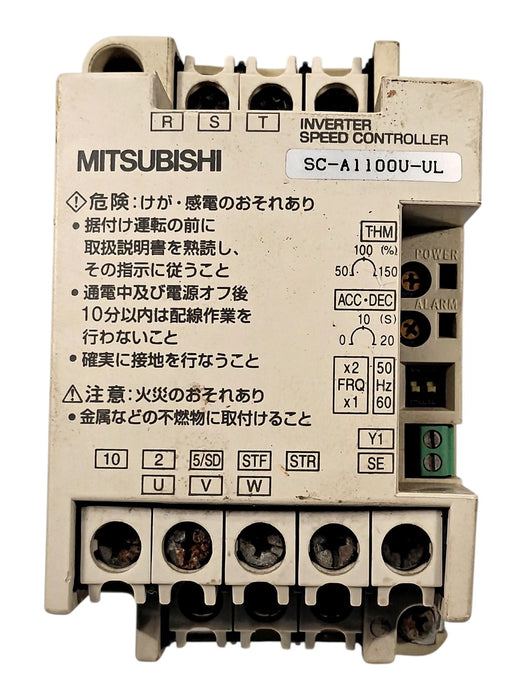 Mitsubishi SC-A1100U-UL 100/115 V AC 0.8 A 1/8 HP Inverter Speed Controller