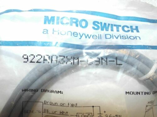 Honeywell 922AA3XM-C9N-L Inductive Proximity Switch