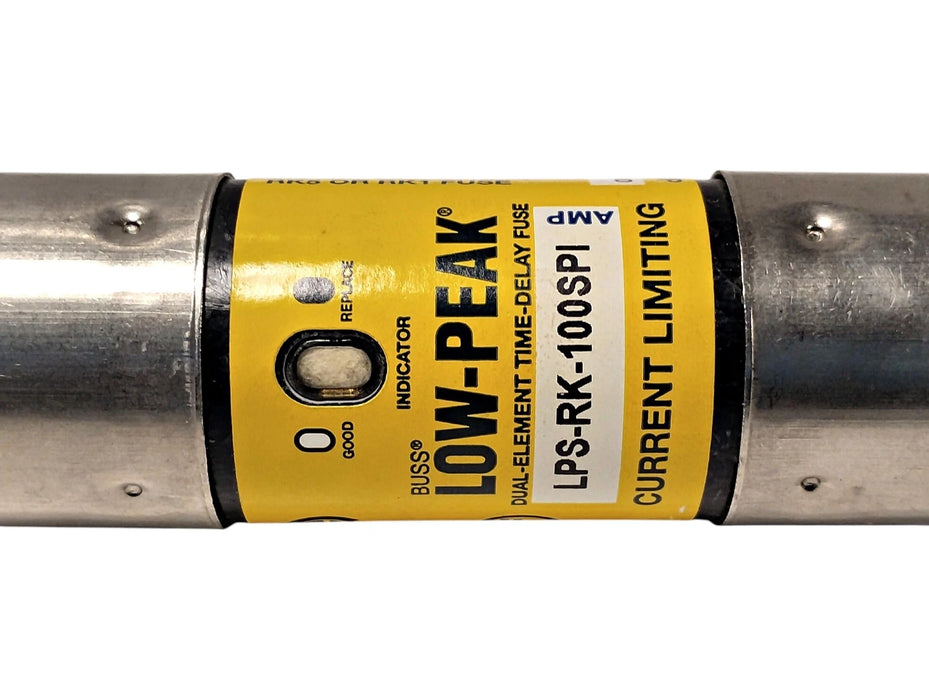 Bussmann LPS-RK-100SPI 600VAC/300VDC 100 A Current-Limiting Time-Delay Fuse