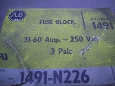 Lot of 2 Allen-Bradley Fuse Blocks 1491-N226