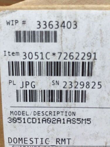 Rosemount 3051Cd1A02A1As5M5 0305RC32B11B4 Pressure Transmitter