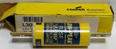 Bussmann LPJ-70SP LOW-PEAK 70 A Class J Time-Delay Current-Limiting Fuse
