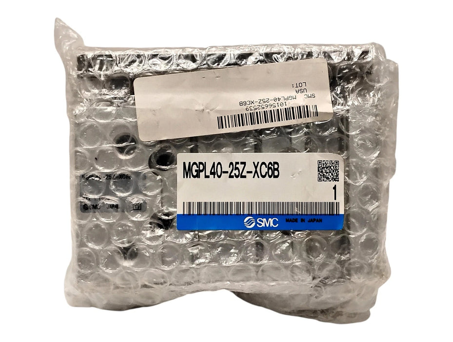 SMC MGPL40-25Z-XC6B 145 psi Guided Pneumatic Cylinder