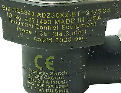 Turck BI2-CRS343-ADZ30X2-B1131/S34 Inductive Cylinder Position Proximity Sensor