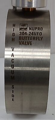 NUPRO 304-24VF0 304SS High Vacuum Buterfly Valve